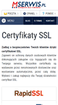 Mobile Screenshot of mserwis.pl
